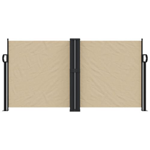 Auvent latéral rétractable beige 120x1200 cm - Photo n°3; ?>