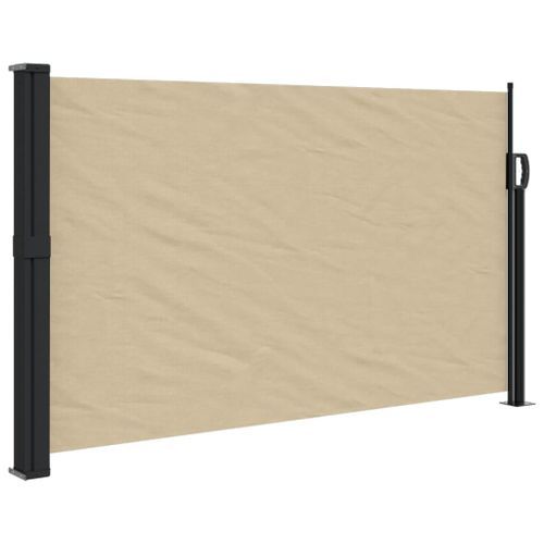 Auvent latéral rétractable beige 120x600 cm - Photo n°2; ?>