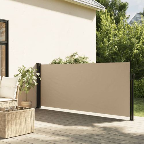 Auvent latéral rétractable beige 140x300 cm - Photo n°2; ?>