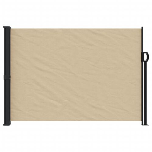 Auvent latéral rétractable beige 140x600 cm - Photo n°3; ?>