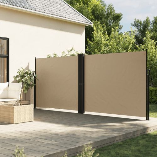 Auvent latéral rétractable beige 160x1200 cm - Photo n°2; ?>