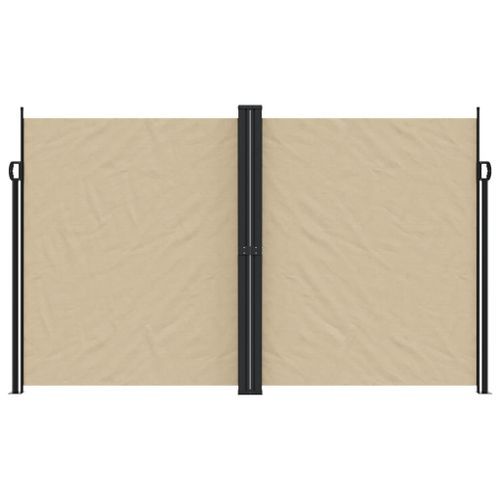 Auvent latéral rétractable beige 200x1200 cm - Photo n°3; ?>