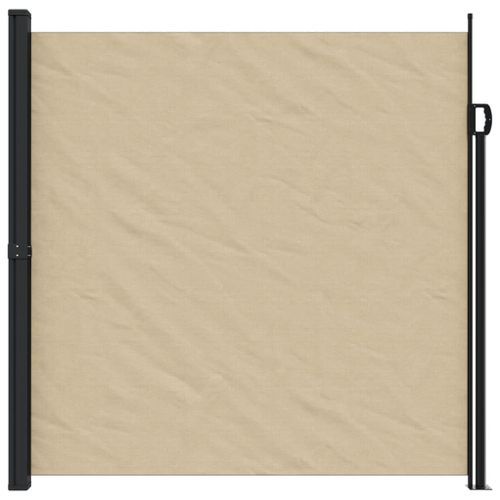 Auvent latéral rétractable beige 200x600 cm - Photo n°3; ?>