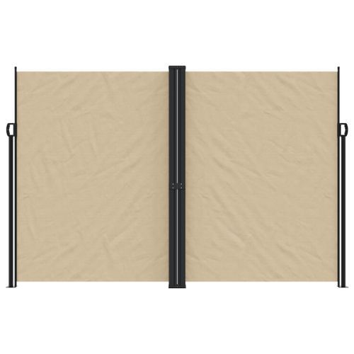 Auvent latéral rétractable beige 220x1000 cm - Photo n°3; ?>