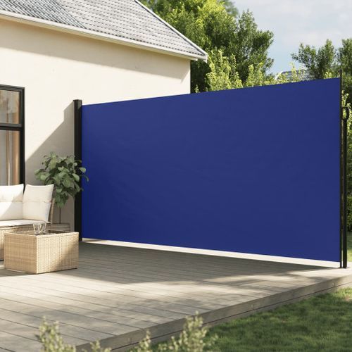 Auvent latéral rétractable bleu 200x300 cm - Photo n°2; ?>