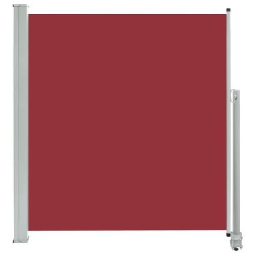 Auvent latéral rétractable de patio 140 x 300 cm Rouge - Photo n°2; ?>