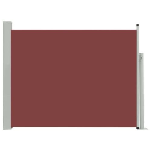 Auvent latéral rétractable de patio 140x500 cm Marron 2 - Photo n°2; ?>