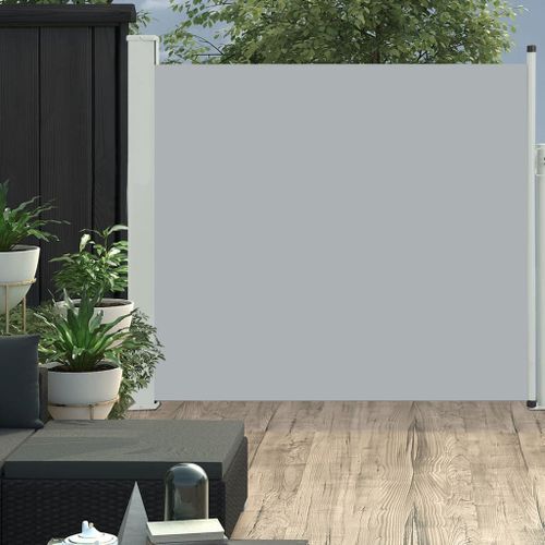 Auvent latéral rétractable de patio 170x300 cm Gris 2 - Photo n°2; ?>