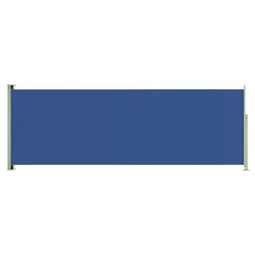 Auvent latéral rétractable de patio 180x500 cm Bleu - Photo n°2; ?>