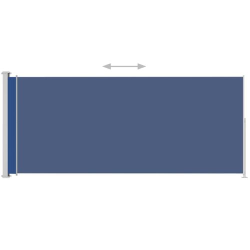 Auvent latéral rétractable de patio 180x500 cm Bleu 2 - Photo n°3; ?>