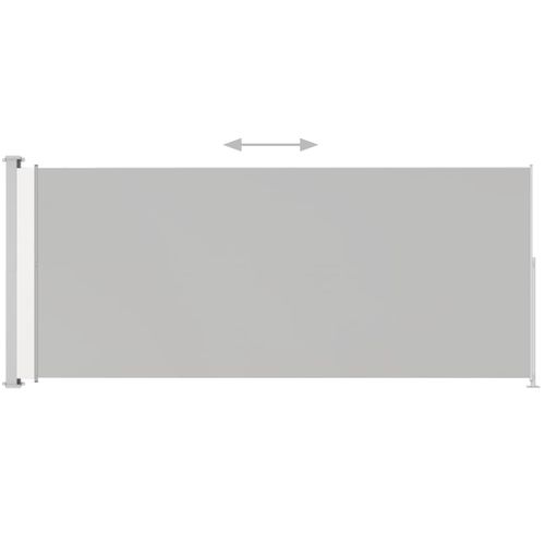 Auvent latéral rétractable de patio 180x500 cm Crème 2 - Photo n°3; ?>