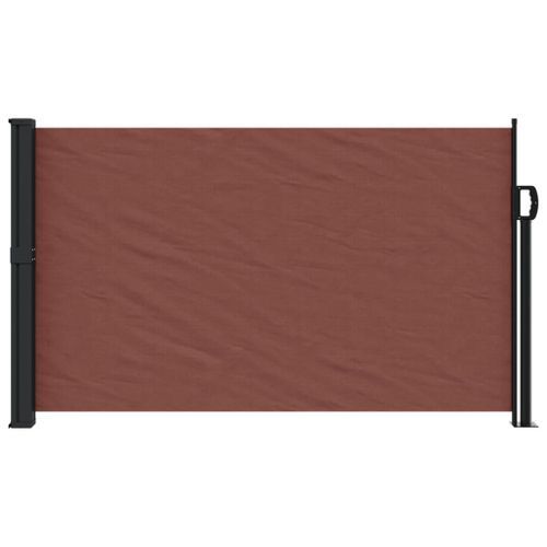 Auvent latéral rétractable marron 120x500 cm - Photo n°3; ?>