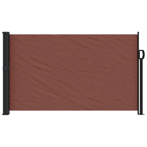 Auvent latéral rétractable marron 120x600 cm - Photo n°3; ?>