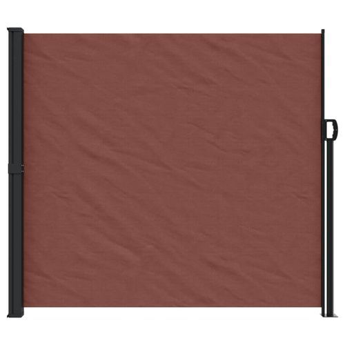 Auvent latéral rétractable marron 180x600 cm - Photo n°3; ?>