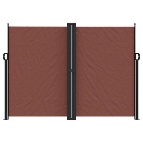 Auvent latéral rétractable marron 180x600 cm - Photo n°3; ?>