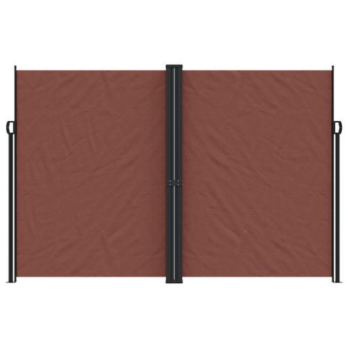 Auvent latéral rétractable marron 220x600 cm - Photo n°3; ?>