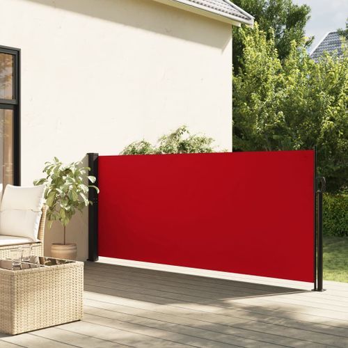 Auvent latéral rétractable rouge 100x300 cm - Photo n°2; ?>