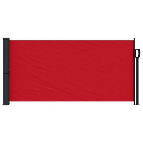 Auvent latéral rétractable rouge 100x500 cm - Photo n°3; ?>