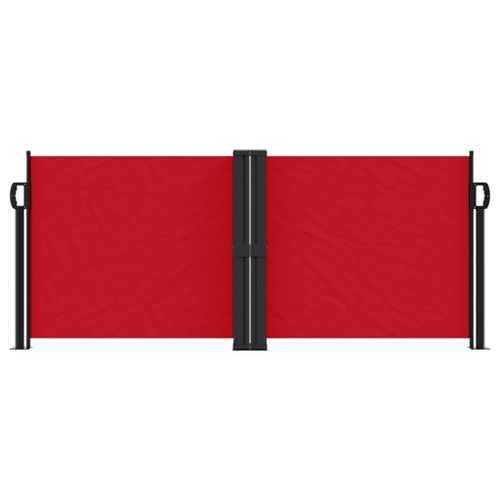 Auvent latéral rétractable rouge 100x600 cm - Photo n°3; ?>