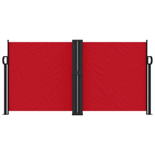 Auvent latéral rétractable rouge 120x600 cm - Photo n°3; ?>