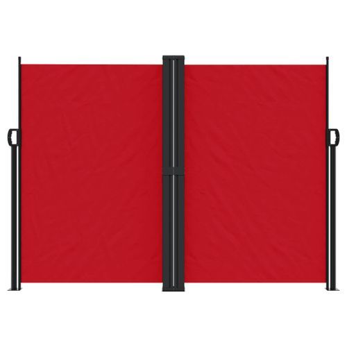 Auvent latéral rétractable rouge 180x1000 cm - Photo n°3; ?>