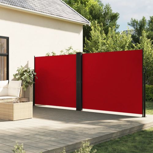 Auvent latéral rétractable rouge 180x1200 cm - Photo n°2; ?>