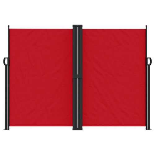 Auvent latéral rétractable rouge 180x1200 cm - Photo n°3; ?>