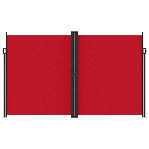 Auvent latéral rétractable rouge 200x1000 cm - Photo n°3; ?>