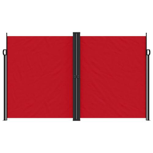 Auvent latéral rétractable rouge 200x600 cm - Photo n°3; ?>