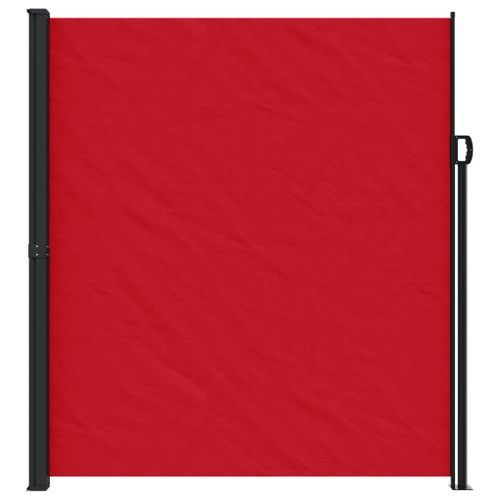 Auvent latéral rétractable rouge 220x500 cm - Photo n°3; ?>