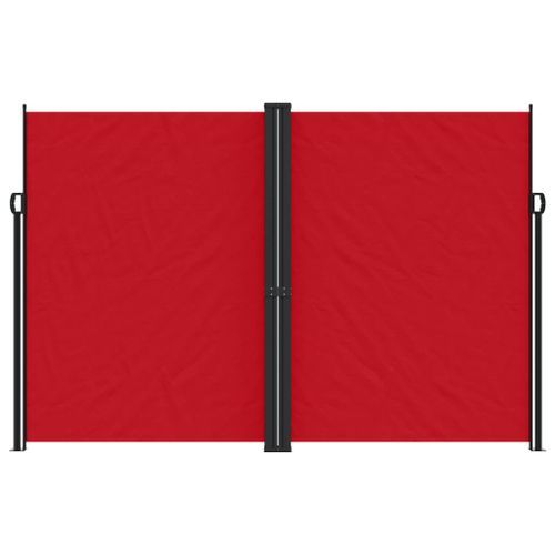 Auvent latéral rétractable rouge 220x600 cm - Photo n°3; ?>