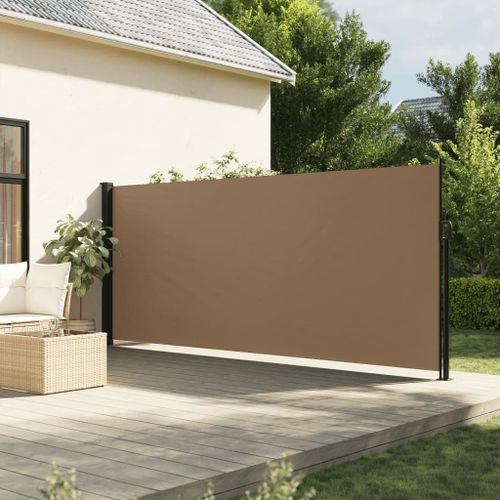 Auvent latéral rétractable taupe 170x300 cm - Photo n°2; ?>