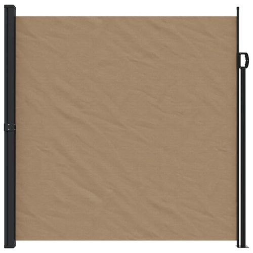 Auvent latéral rétractable taupe 200x600 cm - Photo n°3; ?>