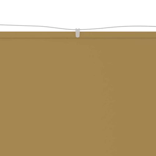 Auvent vertical Beige 100x1000 cm Tissu oxford - Photo n°2; ?>