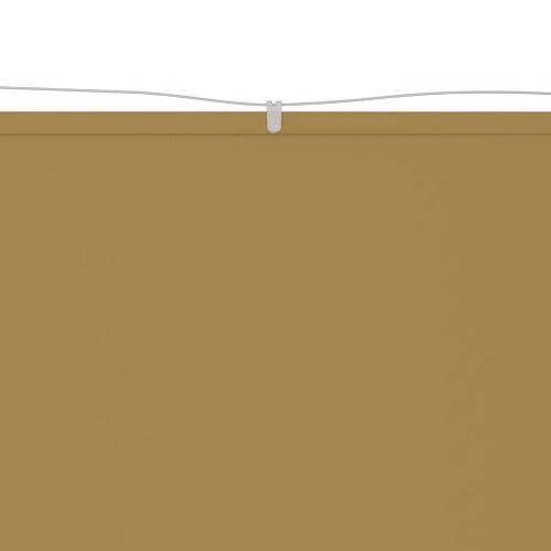 Auvent vertical Beige 140x800 cm Tissu oxford - Photo n°2; ?>