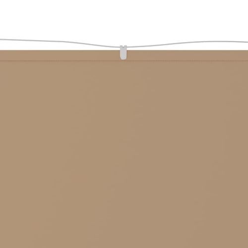 Auvent vertical Taupe 100x270 cm Tissu oxford - Photo n°2; ?>