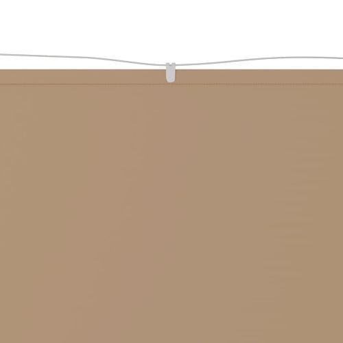 Auvent vertical Taupe 200x360 cm Tissu oxford - Photo n°2; ?>