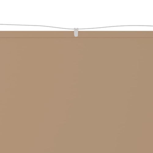 Auvent vertical Taupe 250x360 cm Tissu oxford - Photo n°2; ?>