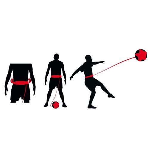 Avento Accessoire d'entraînement pour football Noir et rouge - Photo n°2; ?>