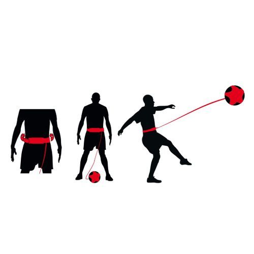 Avento Accessoire d'entraînement pour football Noir et rouge - Photo n°3; ?>