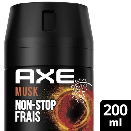 AXE Déodorant Homme Musk Bodyspray - 48h de Fraîcheur Non-Stop - Antibactérien - Lot de 6 x 200 ml - 1,2 L - Photo n°2; ?>