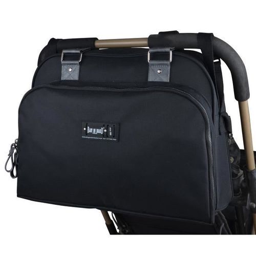 Baby on board- sac a langer - sac urban classic black - 2 compartiments a large ouverture zippée - 7 poches - sac repas - tapis a la - Photo n°3; ?>