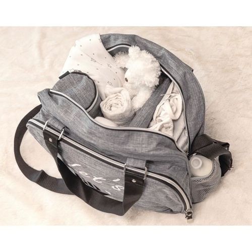 BABY ON BOARD Sac a langer SIMPLY Lets'Go - gris - Photo n°2; ?>