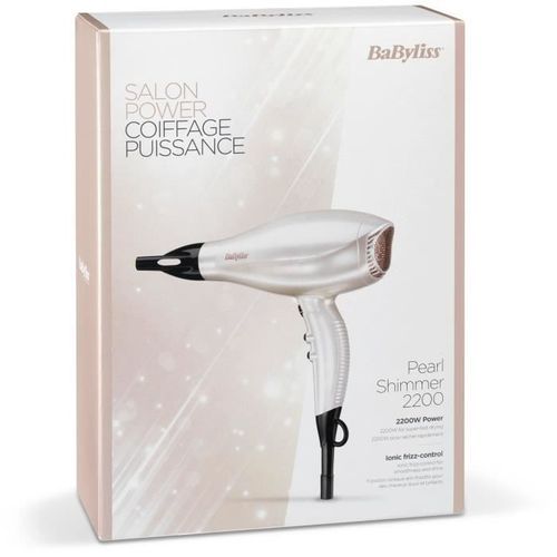 BaByliss - 5395PE - Seche-cheveux Pearl Shimmer 2200 Moteur AC - Photo n°3; ?>