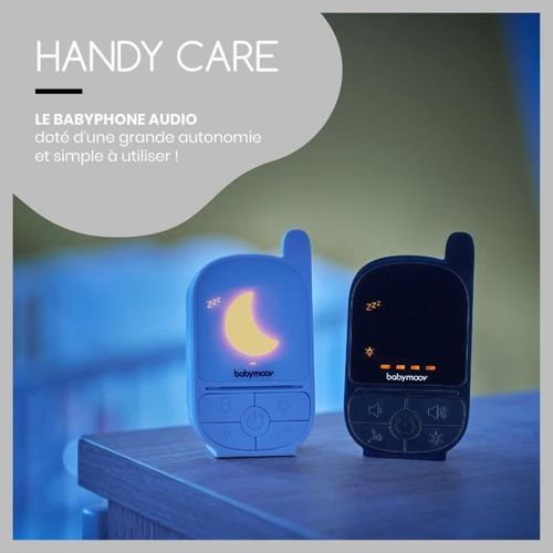 Babyphone audio pour bébé Handy Care - Basse émission d'ondes - Portée 500m - Photo n°2; ?>