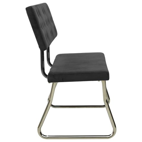 Banc 110 Cm Noir Velours 11 Banc 110 cm Noir Velours - Photo n°3; ?>