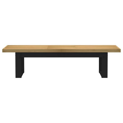 Banc à manger NOAIN pieds en forme de U 180x40x45 cm massif pin - Photo n°3; ?>