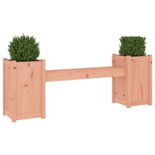 Banc avec jardinières 180x36x63 cm bois massif de douglas - Photo n°3; ?>