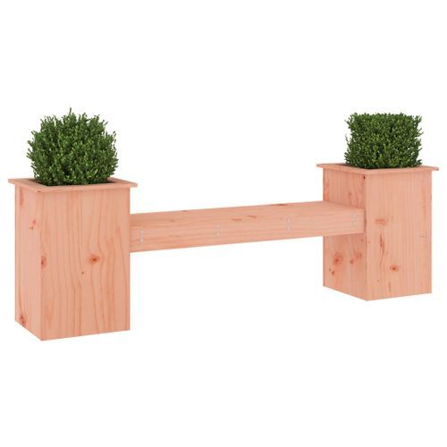 Banc avec jardinières 184,5x39,5x56,5cm bois massif de douglas - Photo n°3; ?>