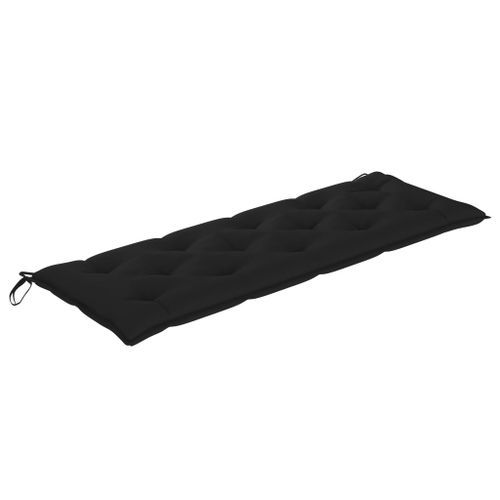 Banc Batavia avec coussin noir 150 cm Bois de teck massif 2 - Photo n°2; ?>